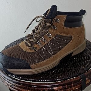 Orthofeet Hunter Hiking Boots Mens Size 10.5 2E Wide Brown